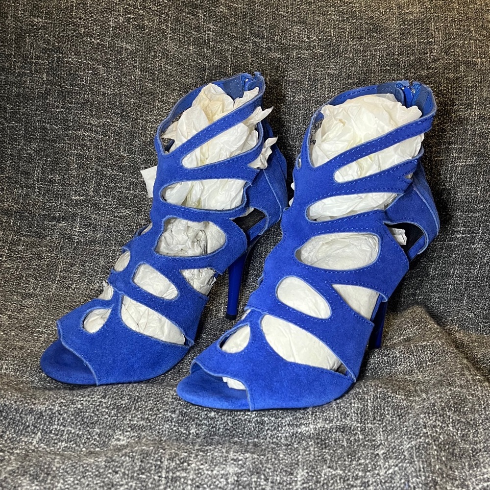 Mark Blue Suede Shoes Size 9